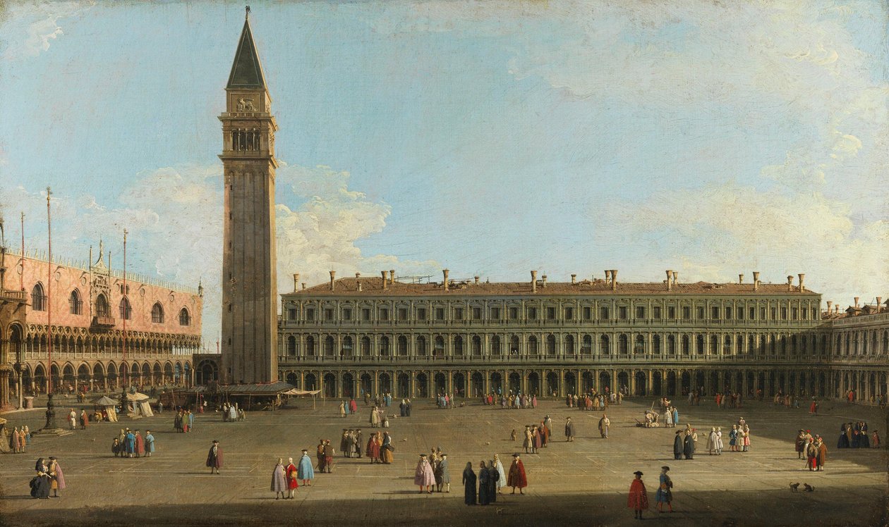 Plac św. Marka, Wenecja autorstwa Canaletto