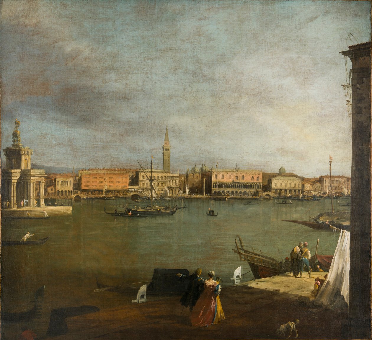 „Bacino di San Marco: patrząc na północ”, ok. 1730 r. autorstwa Canaletto