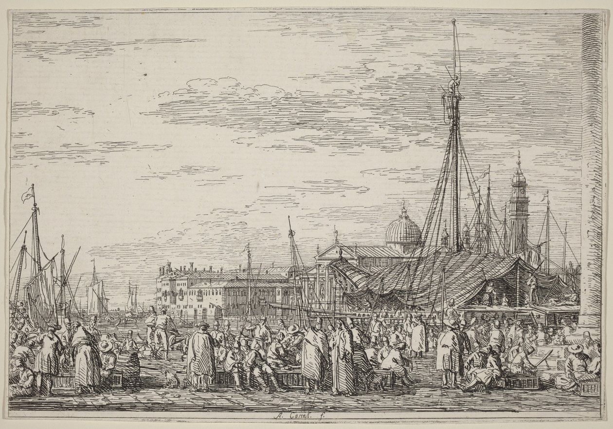 Targ na Molo autorstwa Canaletto
