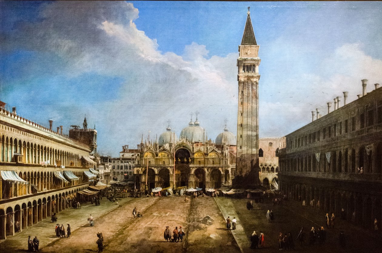 Piazza San Marco w Wenecji autorstwa Canaletto