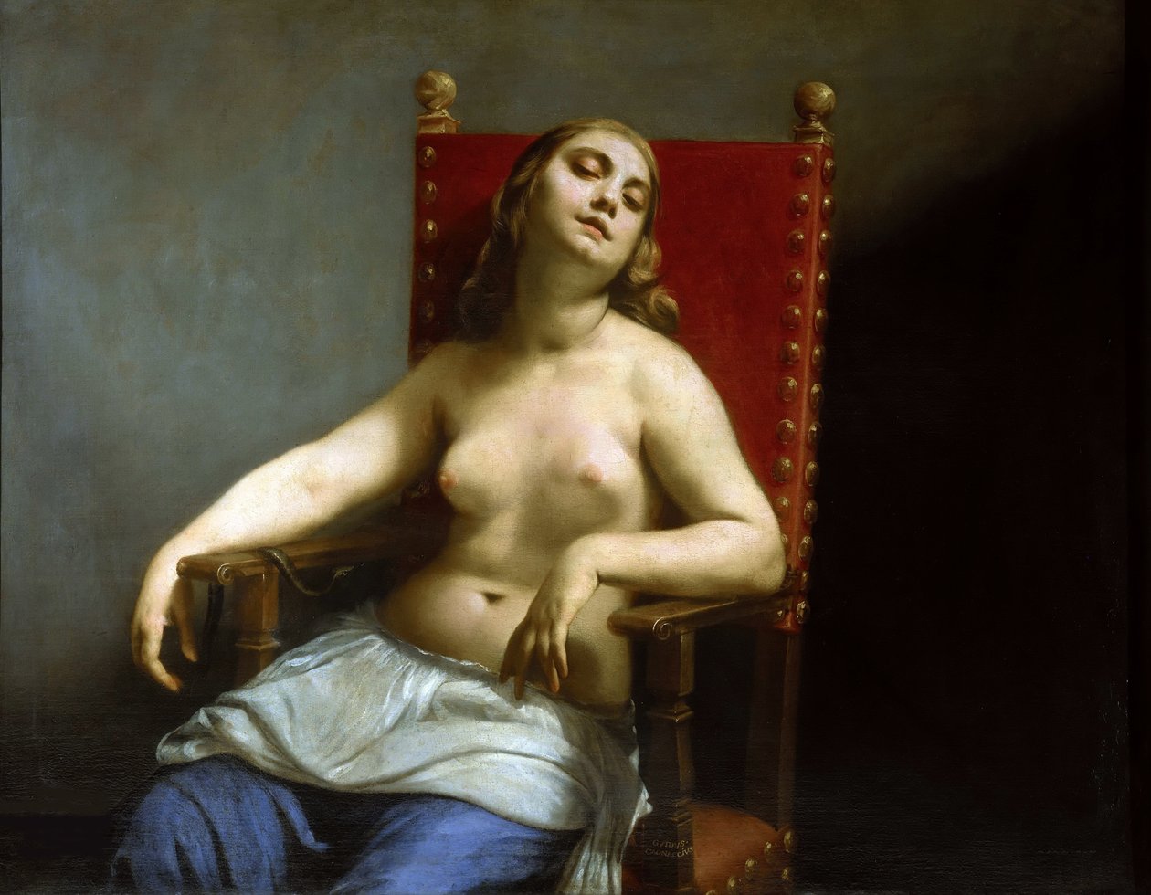 Śmierć Kleopatry, 1660. autorstwa Canlassi