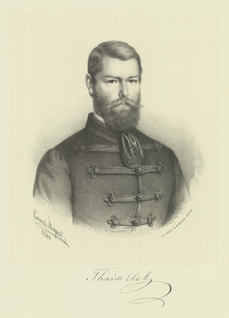 Portret Eleka Thaisza autorstwa Canzi Ágost Elek
