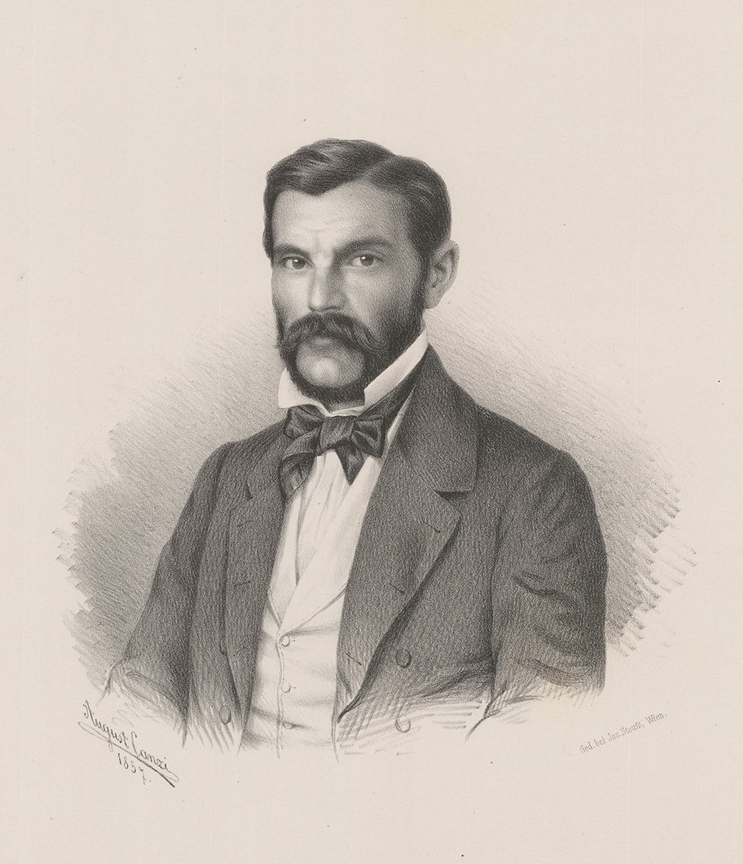 Portret László Thenke autorstwa Canzi Ágost Elek