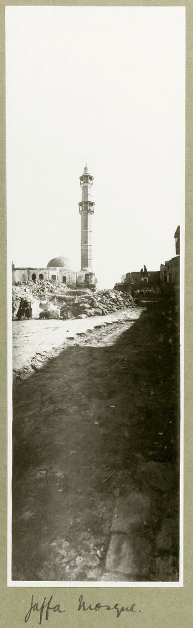 Meczet Jafy, 1917 autorstwa Capt. Arthur Rhodes