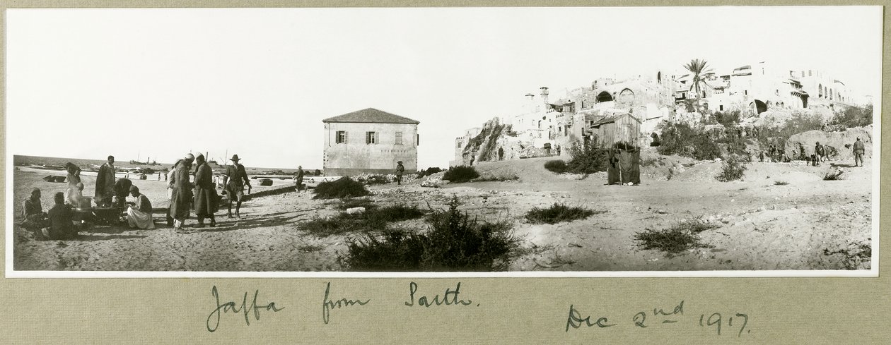 Jaffa z południa, 2 grudnia 1917 autorstwa Capt. Arthur Rhodes