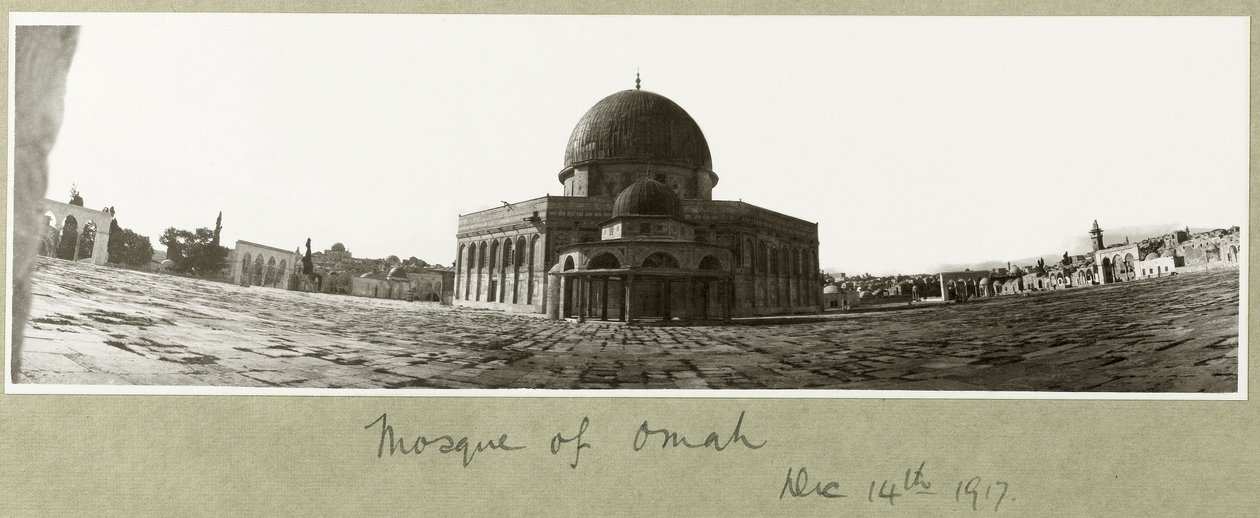 Meczet Omara, 14 grudnia 1917 autorstwa Capt. Arthur Rhodes