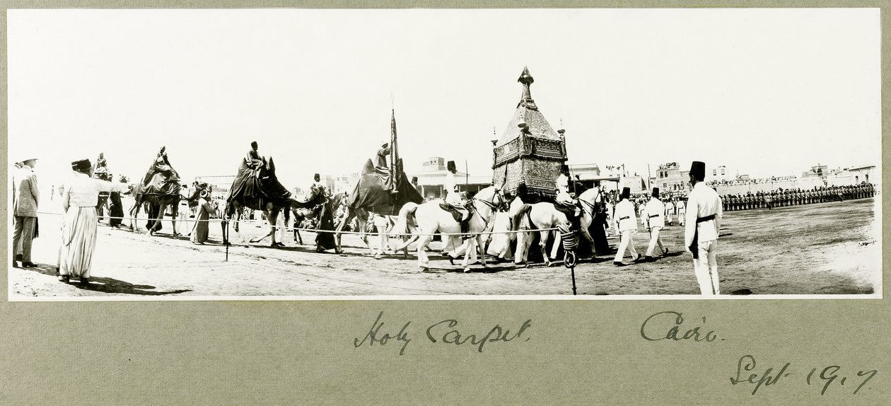 Święty Dywan, Kair, wrzesień 1917 autorstwa Capt. Arthur Rhodes
