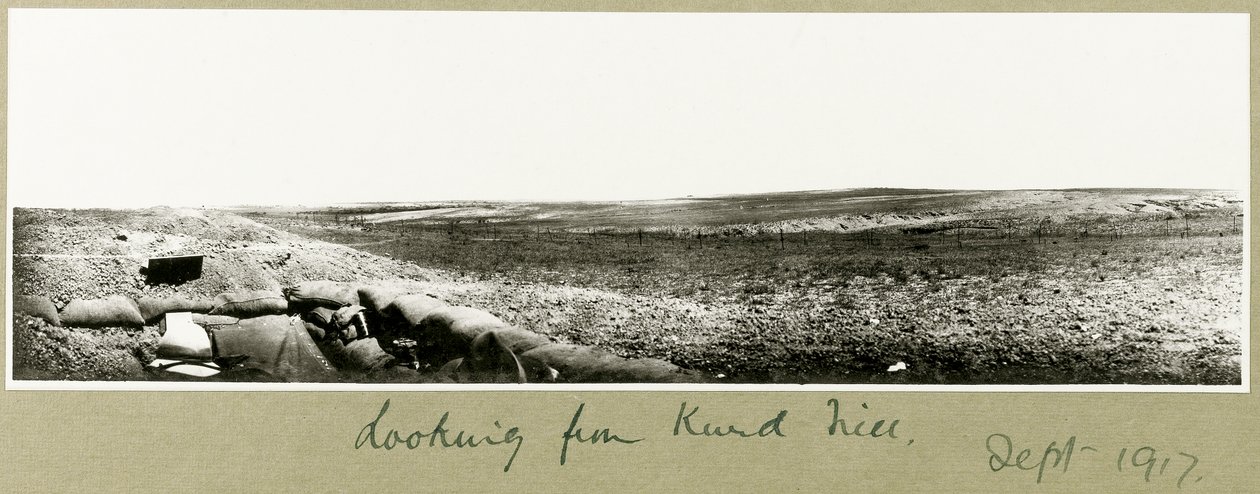 Patrząc z Kurd Hill, wrzesień 1917 autorstwa Capt. Arthur Rhodes