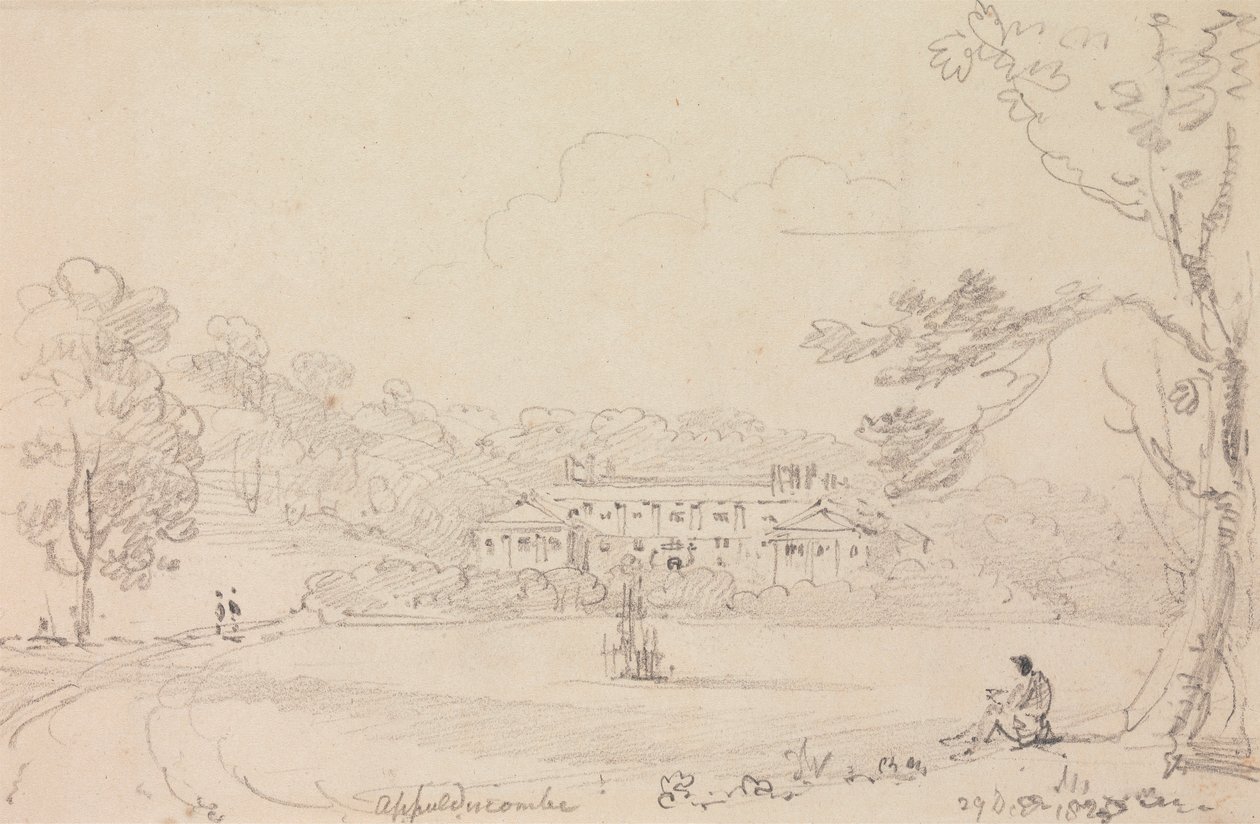Appuldurcombe, wyspa Wight, 29 grudnia 1826 autorstwa Capt. Thomas Hastings