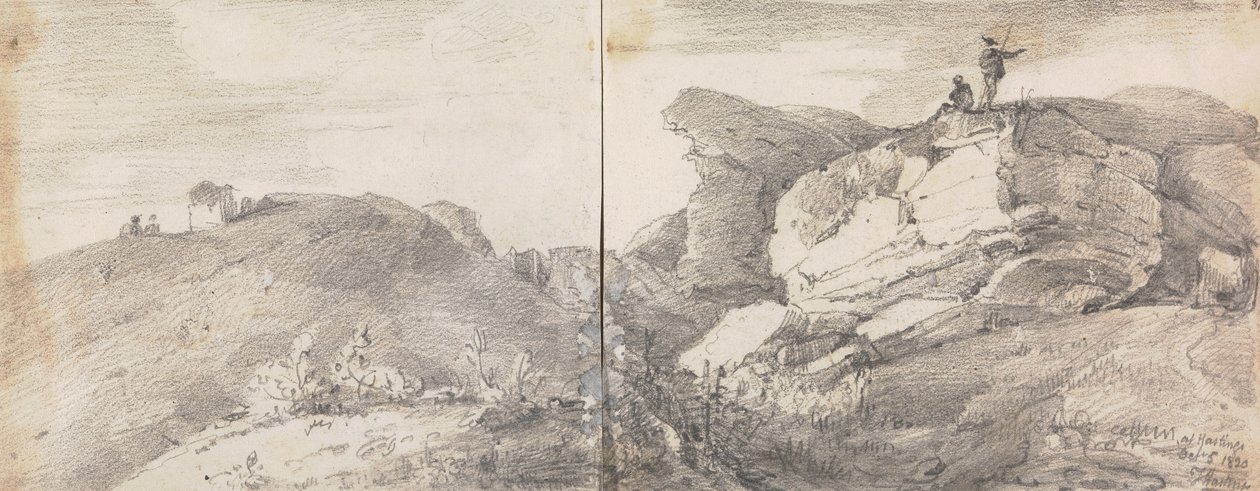 Em Hastings, 5 de outubro de 1820 polonês autorstwa Capt. Thomas Hastings