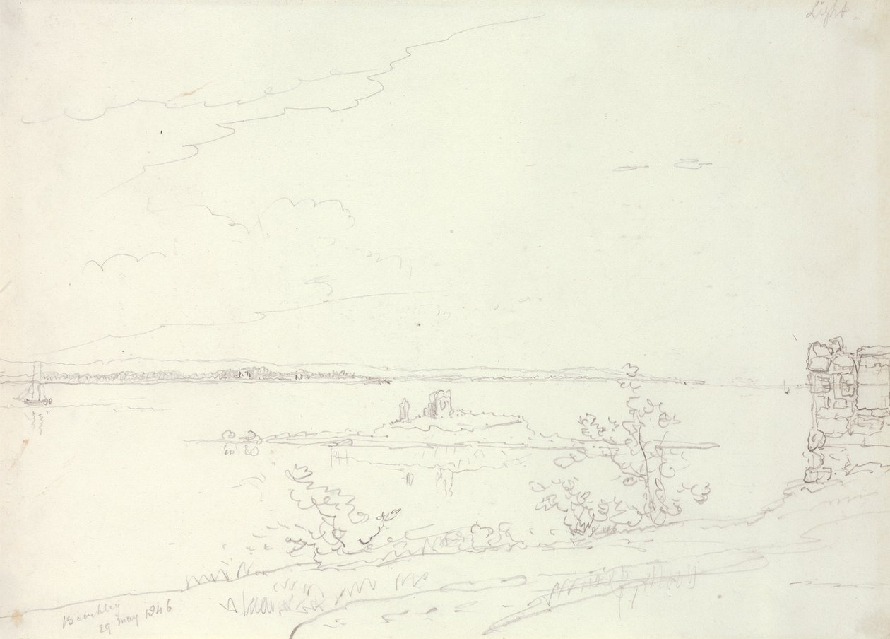 Beachley, 29 maja 1846 autorstwa Capt. Thomas Hastings
