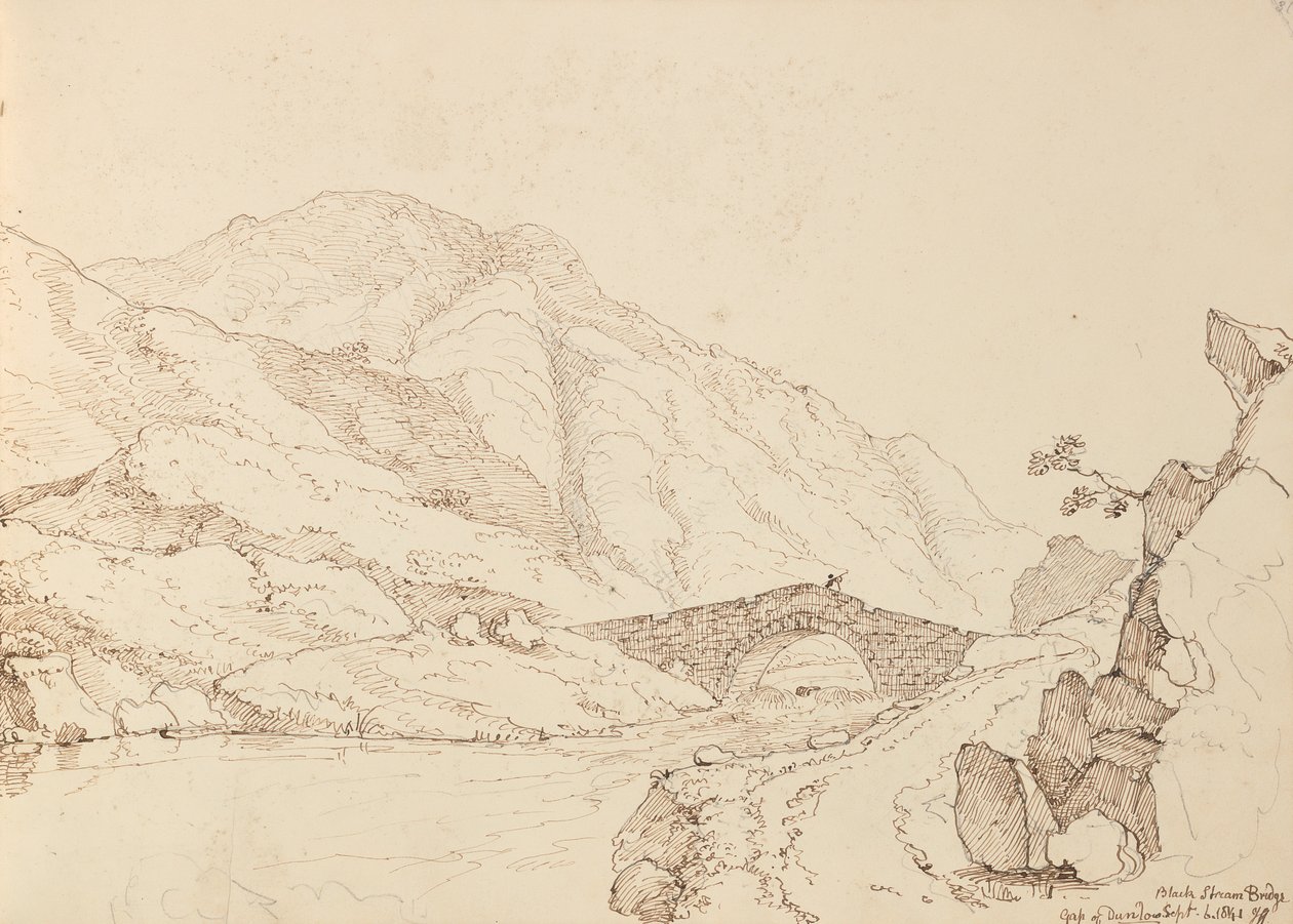 Most Czarnego Potoku, 6 września 1841 r autorstwa Capt. Thomas Hastings