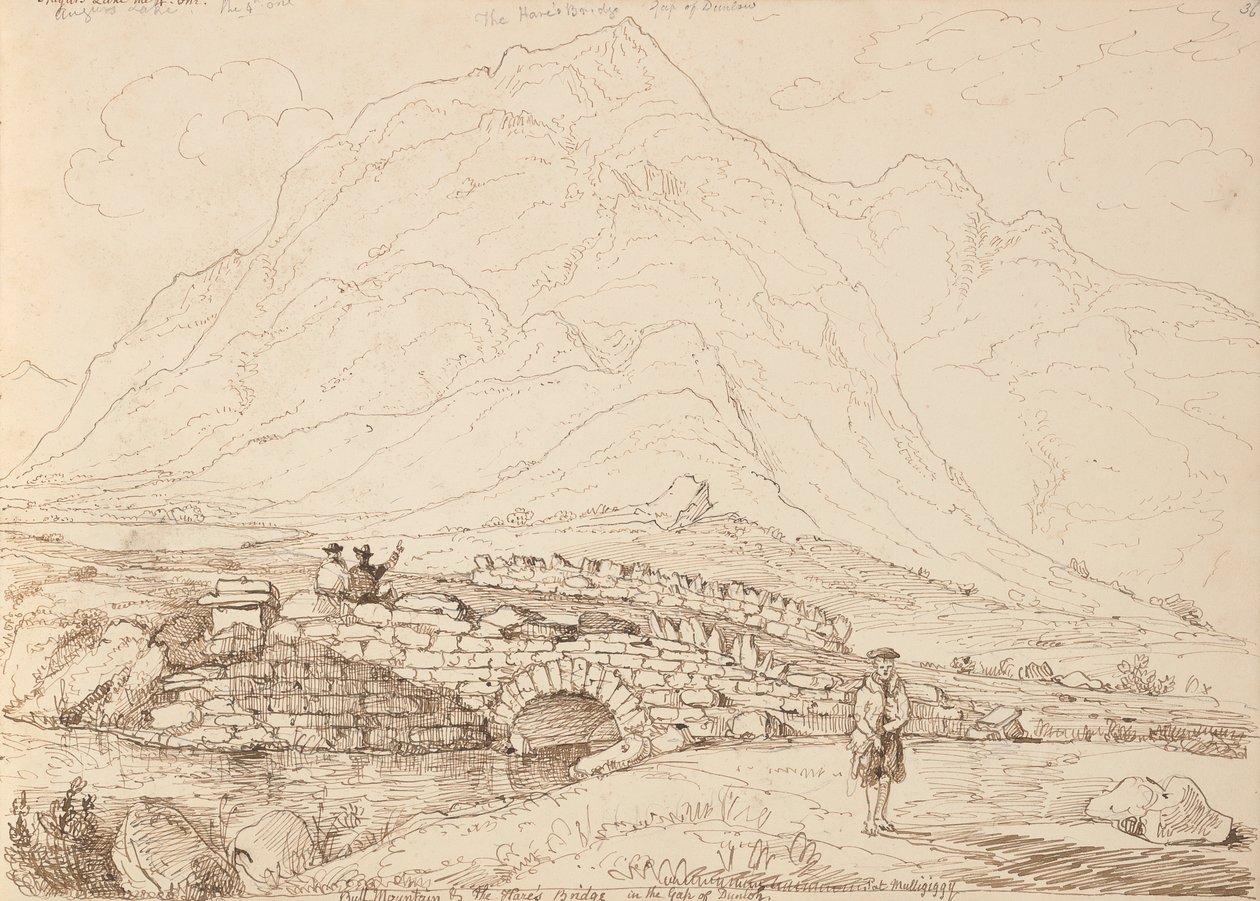 Bycza Góra i Most Zająca autorstwa Capt. Thomas Hastings