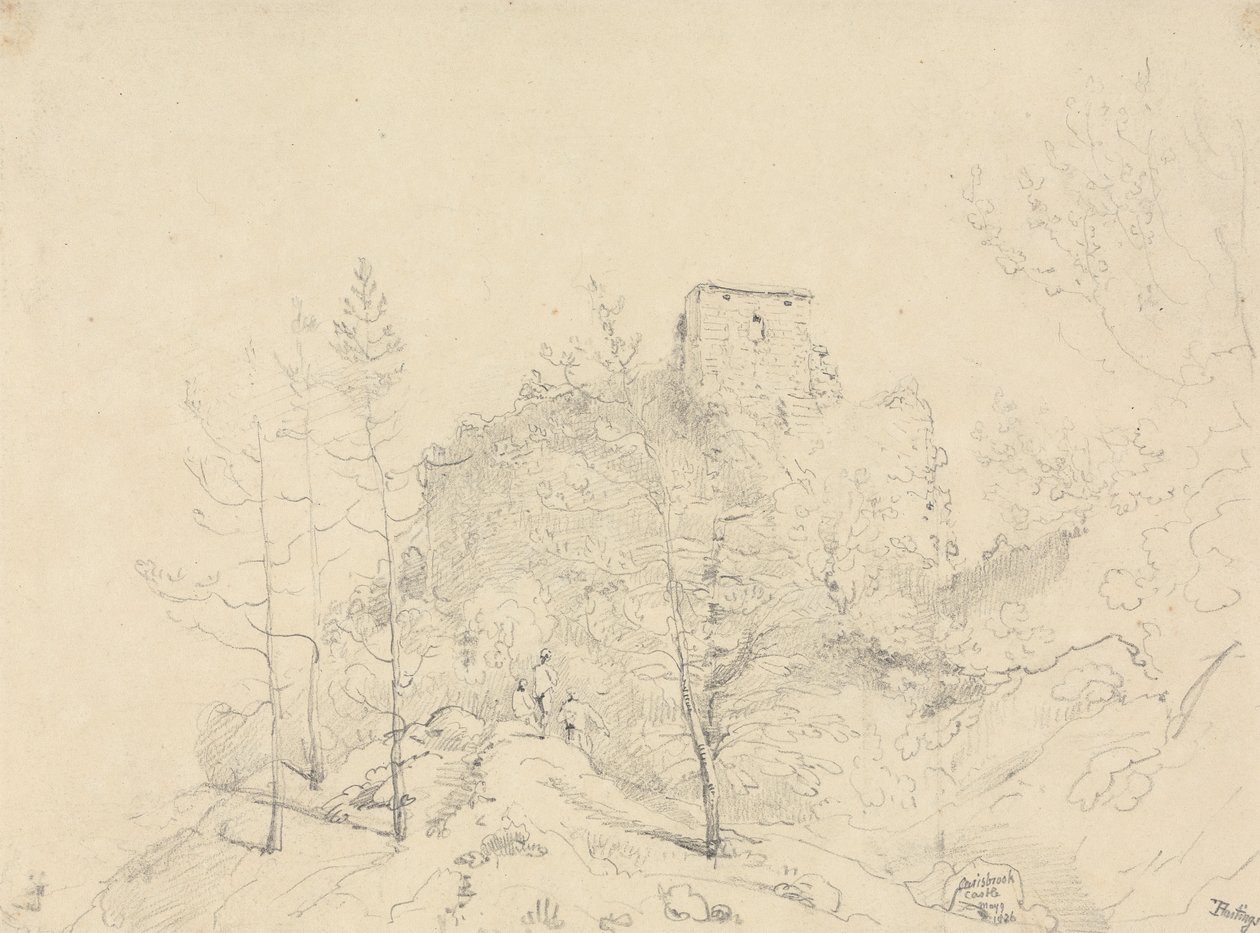 Zamek Carisbrooke, 9 maja 1826 autorstwa Capt. Thomas Hastings