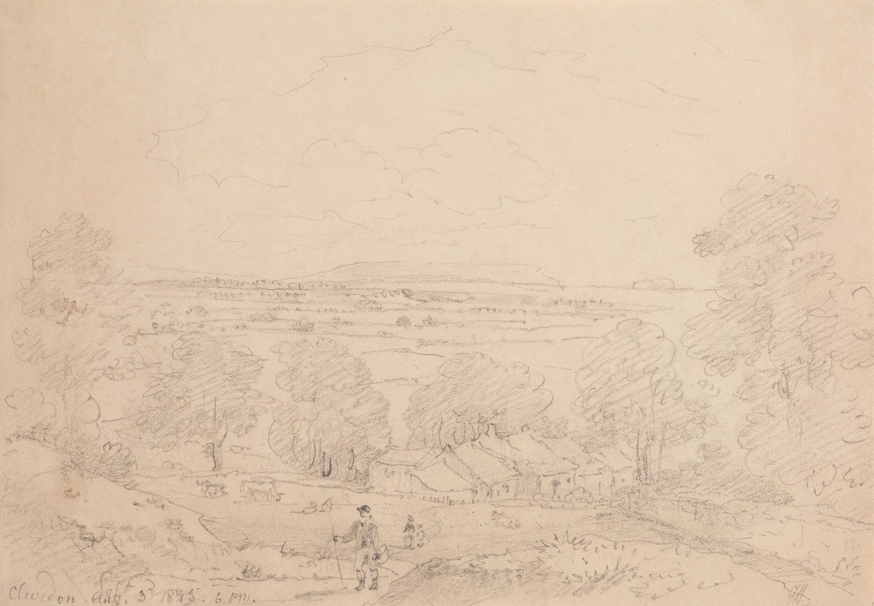 Clevedon, 3 sierpnia 1845 autorstwa Capt. Thomas Hastings