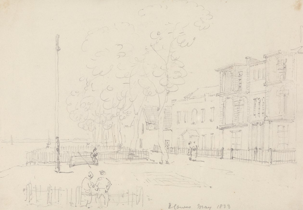 East Cowes, maj 1833 autorstwa Capt. Thomas Hastings