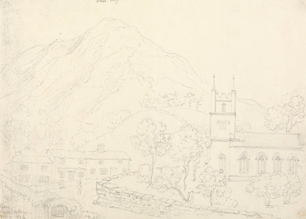 De Rydal Cottage, 11 de fevereiro de 1836 polonês autorstwa Capt. Thomas Hastings