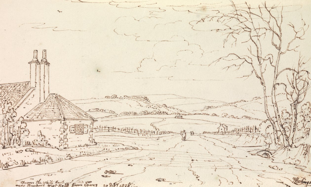 Z White Hart, 29 lutego 1826 autorstwa Capt. Thomas Hastings
