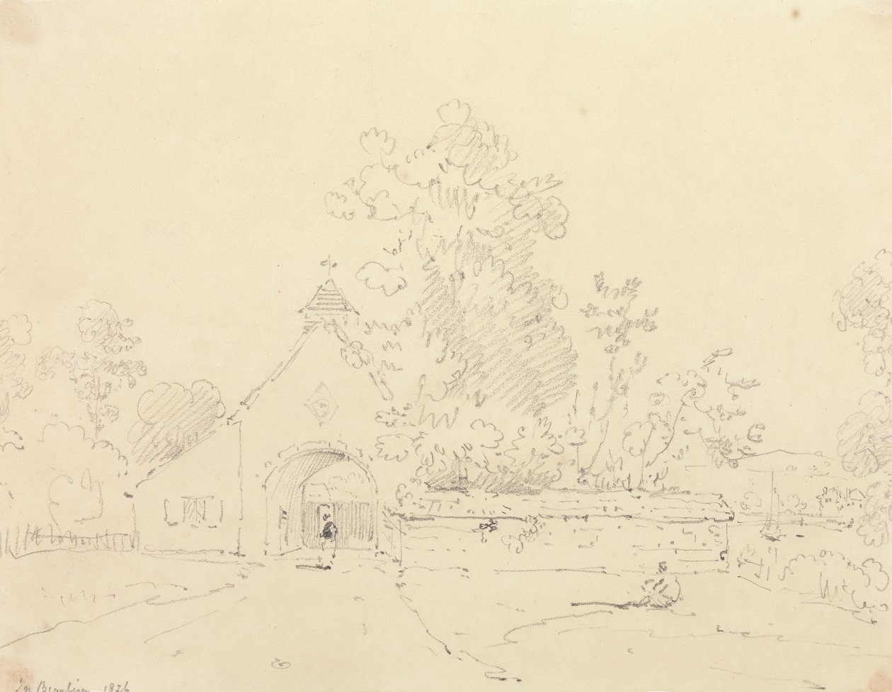 W Beaulieu w Hampshire autorstwa Capt. Thomas Hastings