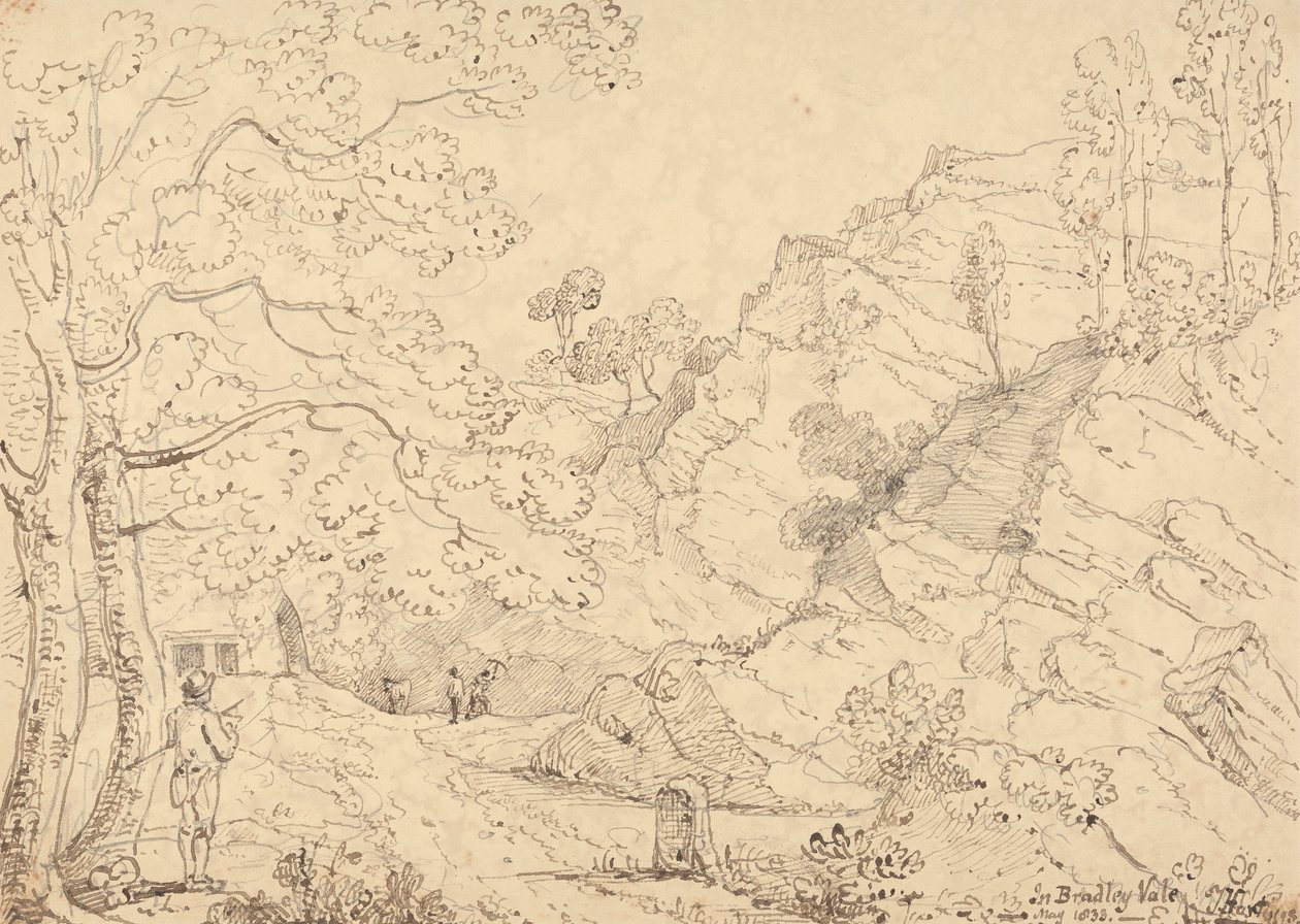 W Bradley Vale, maj 1833 autorstwa Capt. Thomas Hastings
