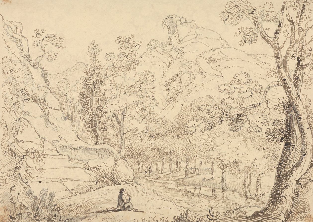 W Bradley Vale, maj 1833 autorstwa Capt. Thomas Hastings