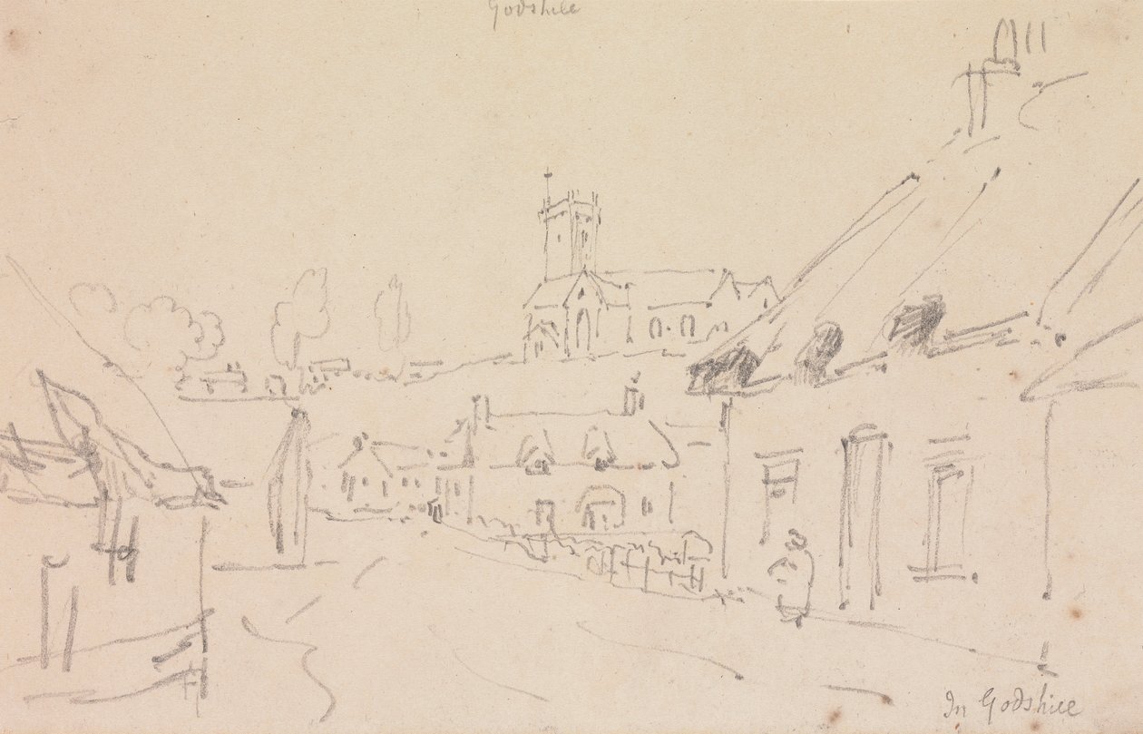 W Godshill na wyspie Wight autorstwa Capt. Thomas Hastings