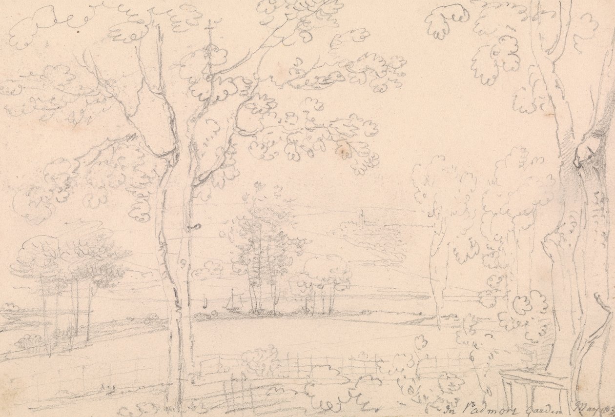W Padmore Garden, maj 1833 autorstwa Capt. Thomas Hastings