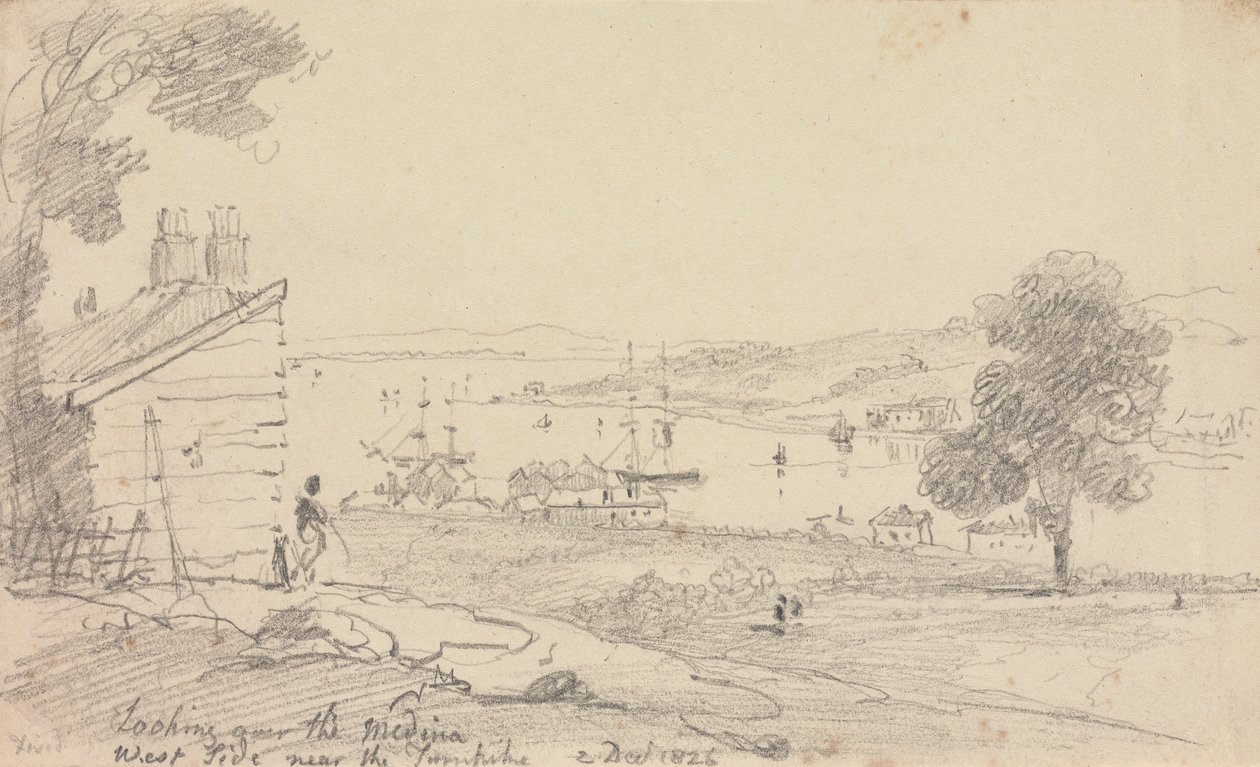 Patrząc na medynę, 2 grudnia 1826 r autorstwa Capt. Thomas Hastings
