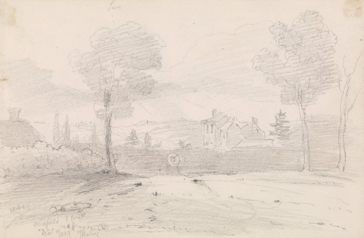 Millfield, East Cowes, 10 grudnia 1829 autorstwa Capt. Thomas Hastings