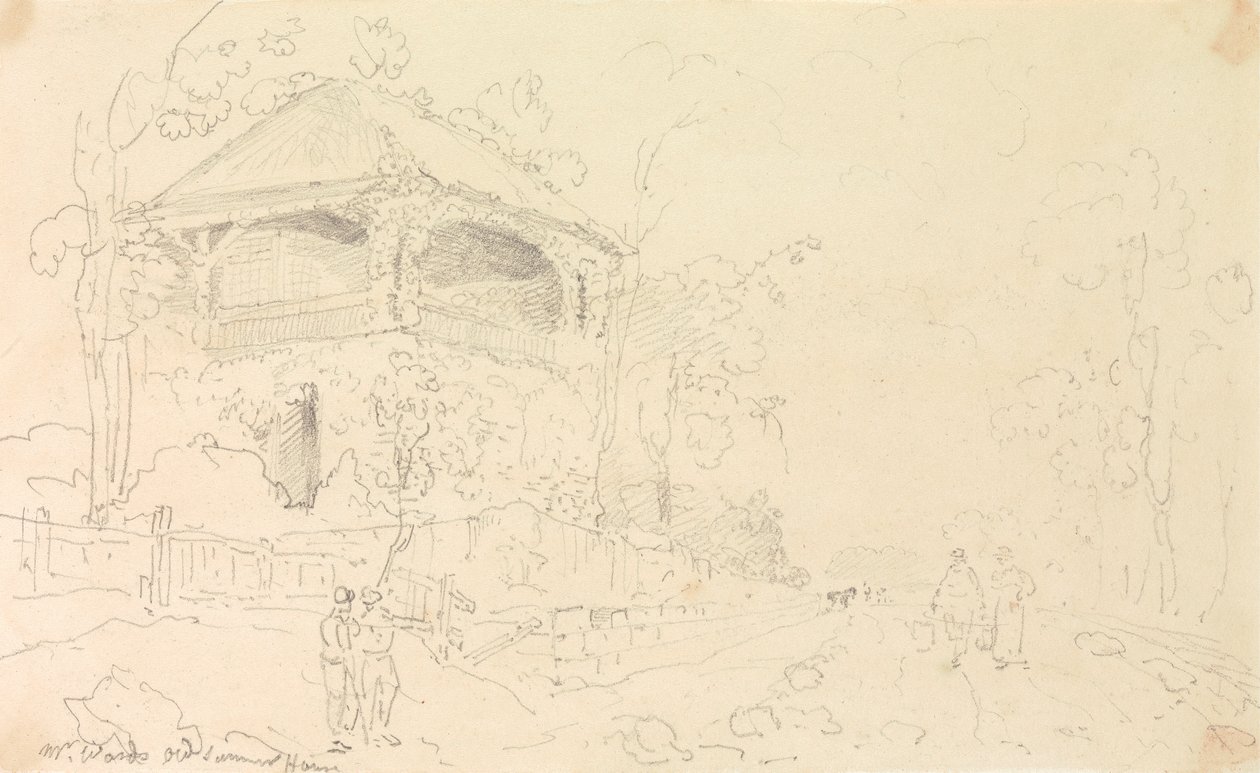 Stary letni dom pana Warda, Isle of Wight autorstwa Capt. Thomas Hastings