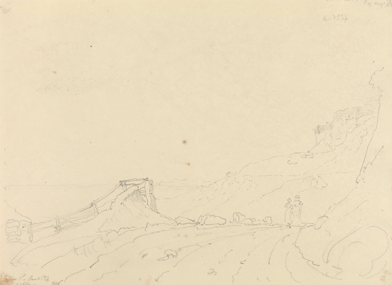 W pobliżu Blackgang Chine, 19 sierpnia 1826 r autorstwa Capt. Thomas Hastings