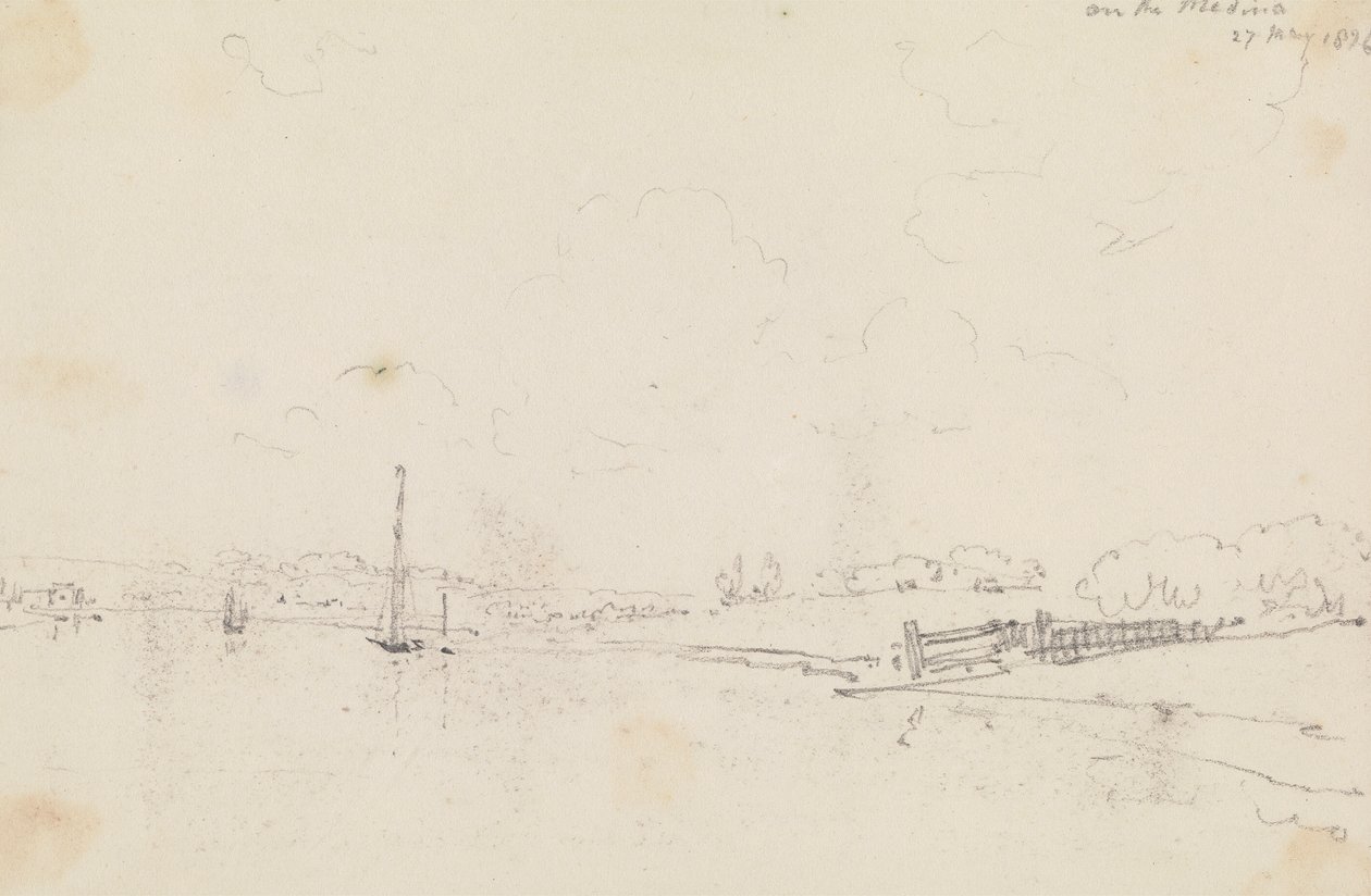 Na Medina, 27 de maio de 1826 polonês autorstwa Capt. Thomas Hastings