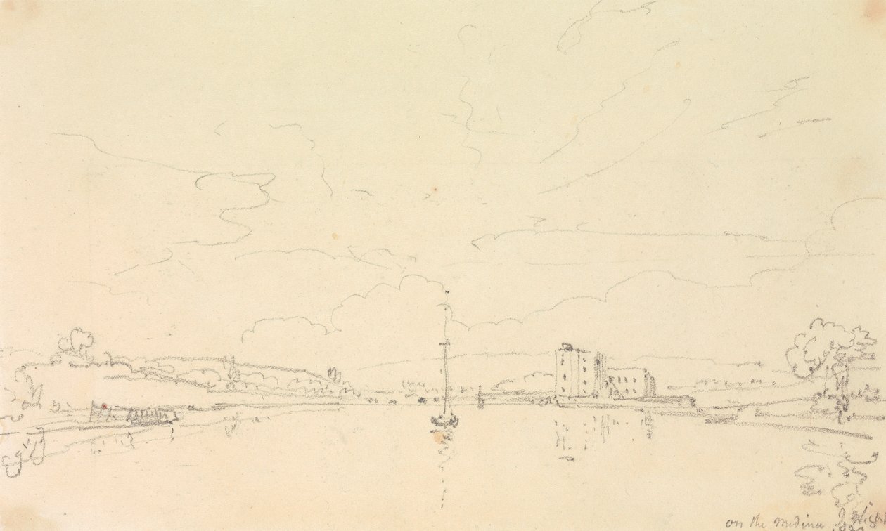 Na Medinie, Isle of Wight autorstwa Capt. Thomas Hastings
