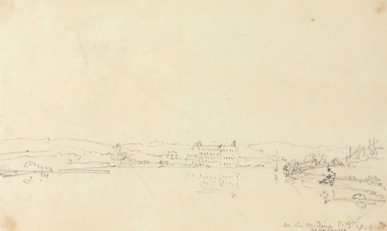 Na medynie niedaleko Cowes, Isle of Wight autorstwa Capt. Thomas Hastings