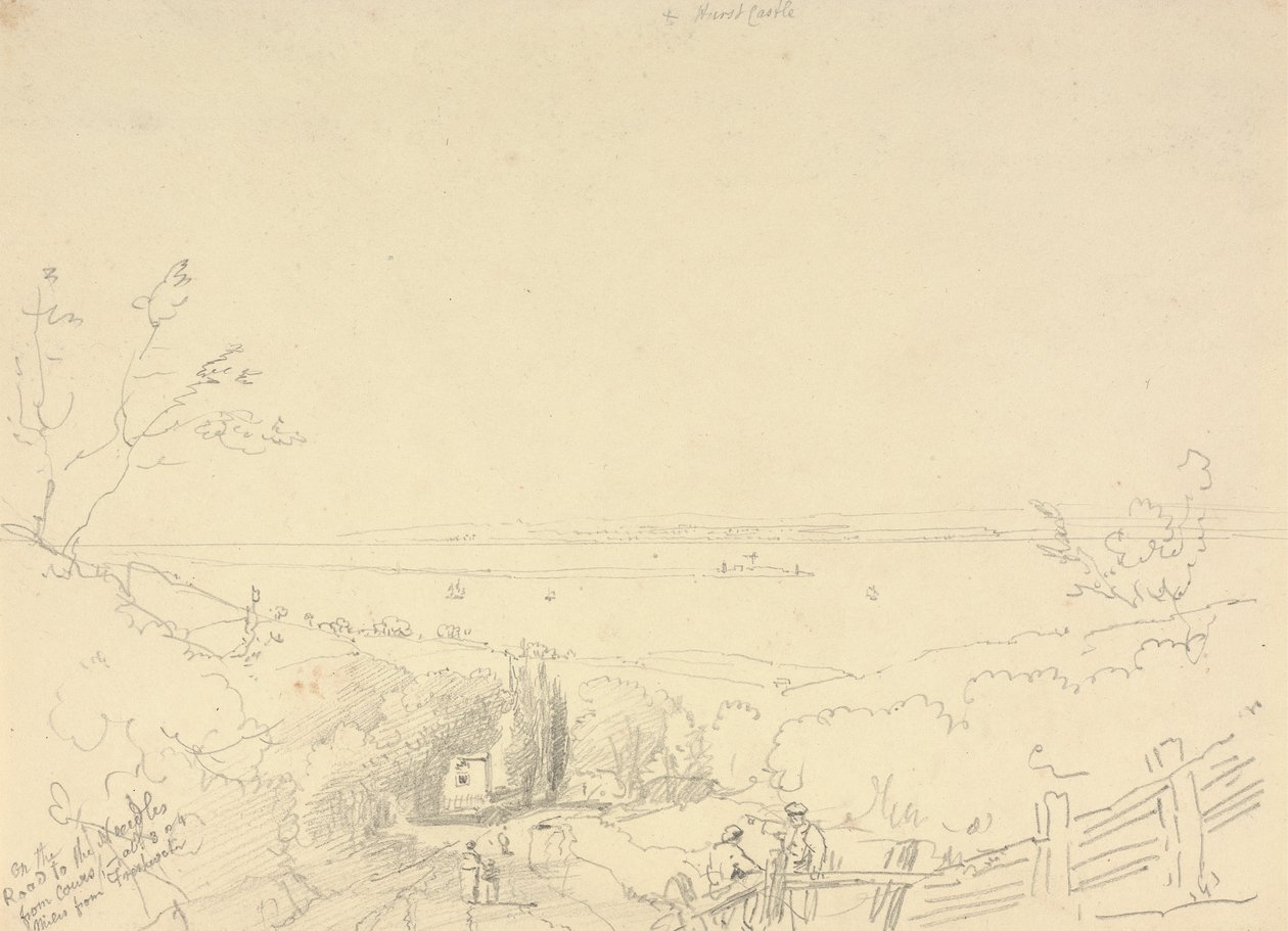 W drodze do igieł z Cowes autorstwa Capt. Thomas Hastings