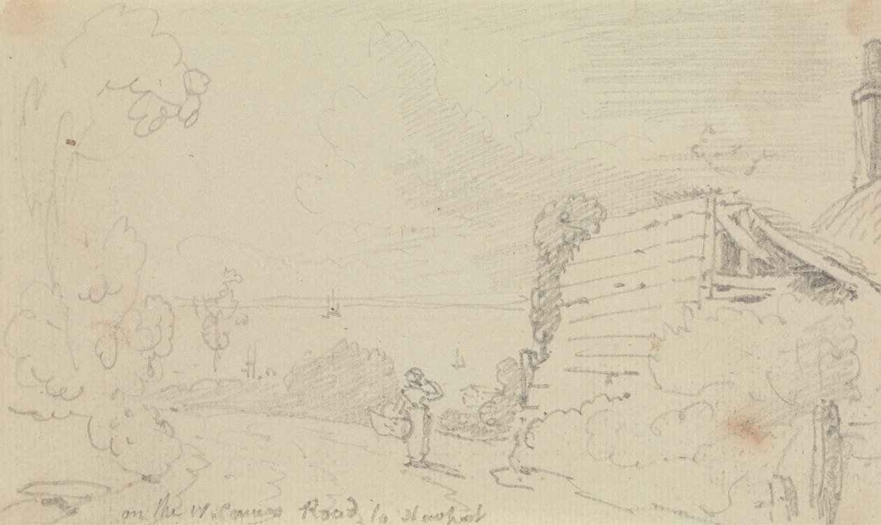 Na West Cowes Road do Newport autorstwa Capt. Thomas Hastings