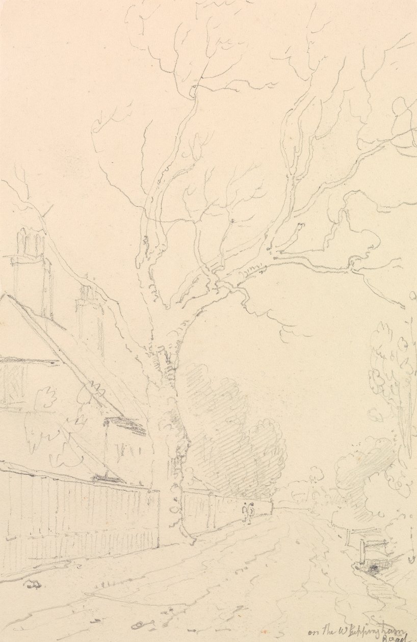 Na Whippingham Road, wyspa Wight autorstwa Capt. Thomas Hastings