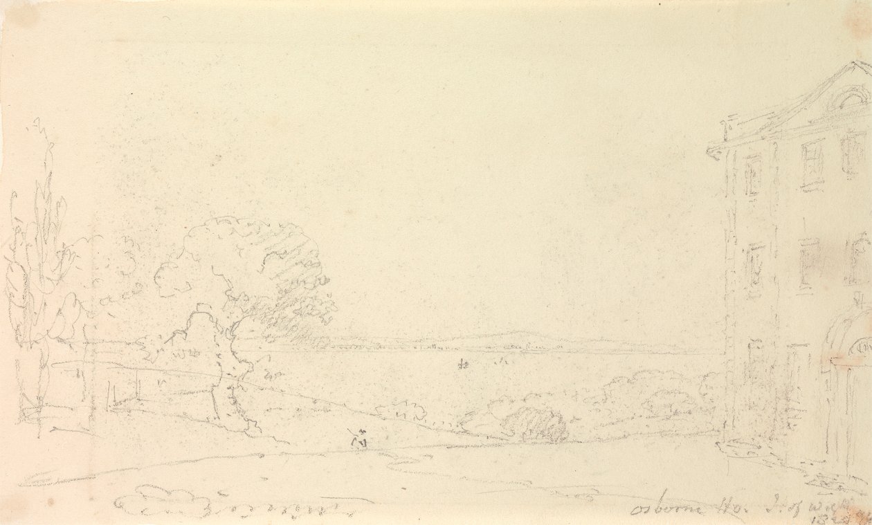 Osborne House, East Cowes, wyspa Wight autorstwa Capt. Thomas Hastings