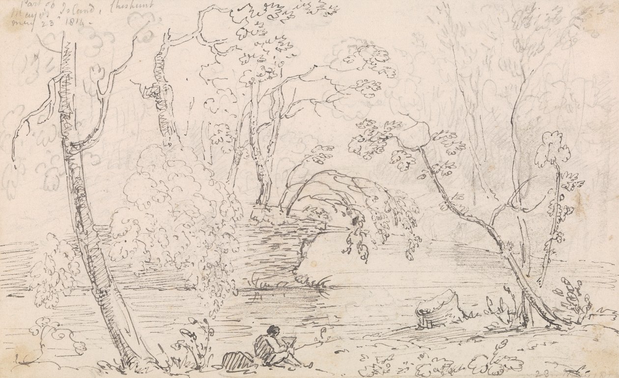 Część wyspy Mayo, Cheshunt, 23 maja 1814 autorstwa Capt. Thomas Hastings