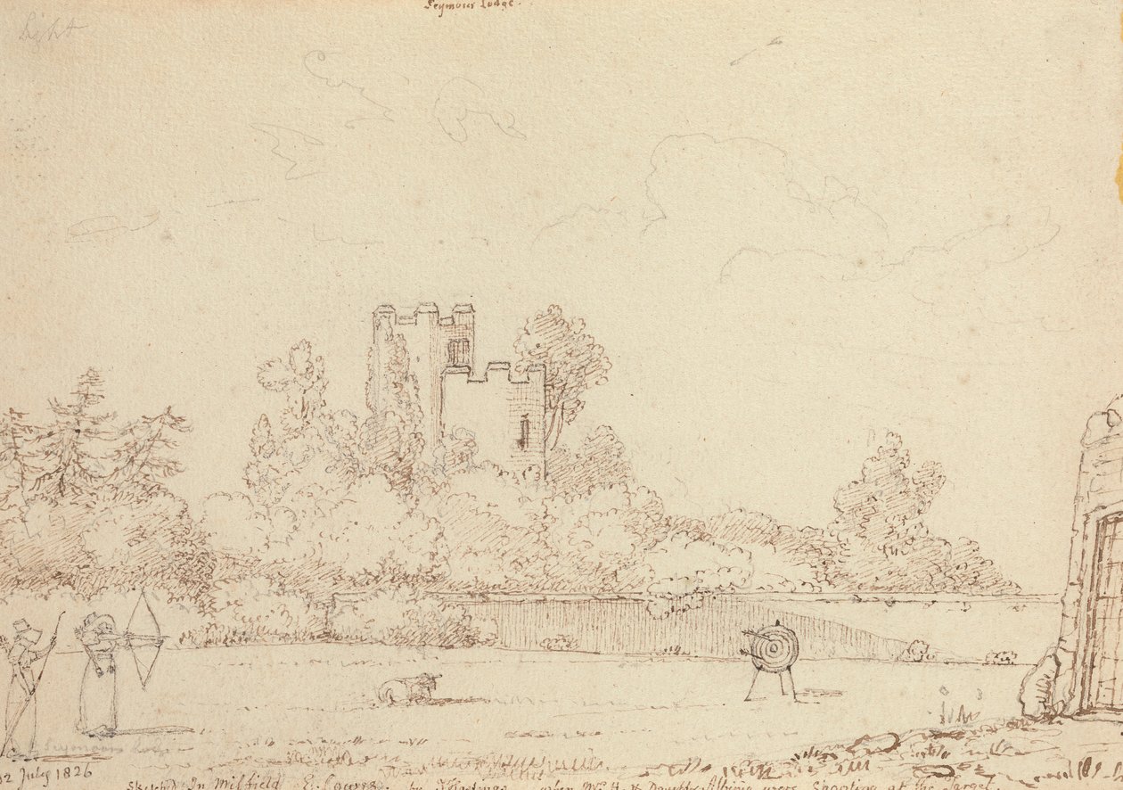 Seymour Lodge, 12 lipca 1826 autorstwa Capt. Thomas Hastings