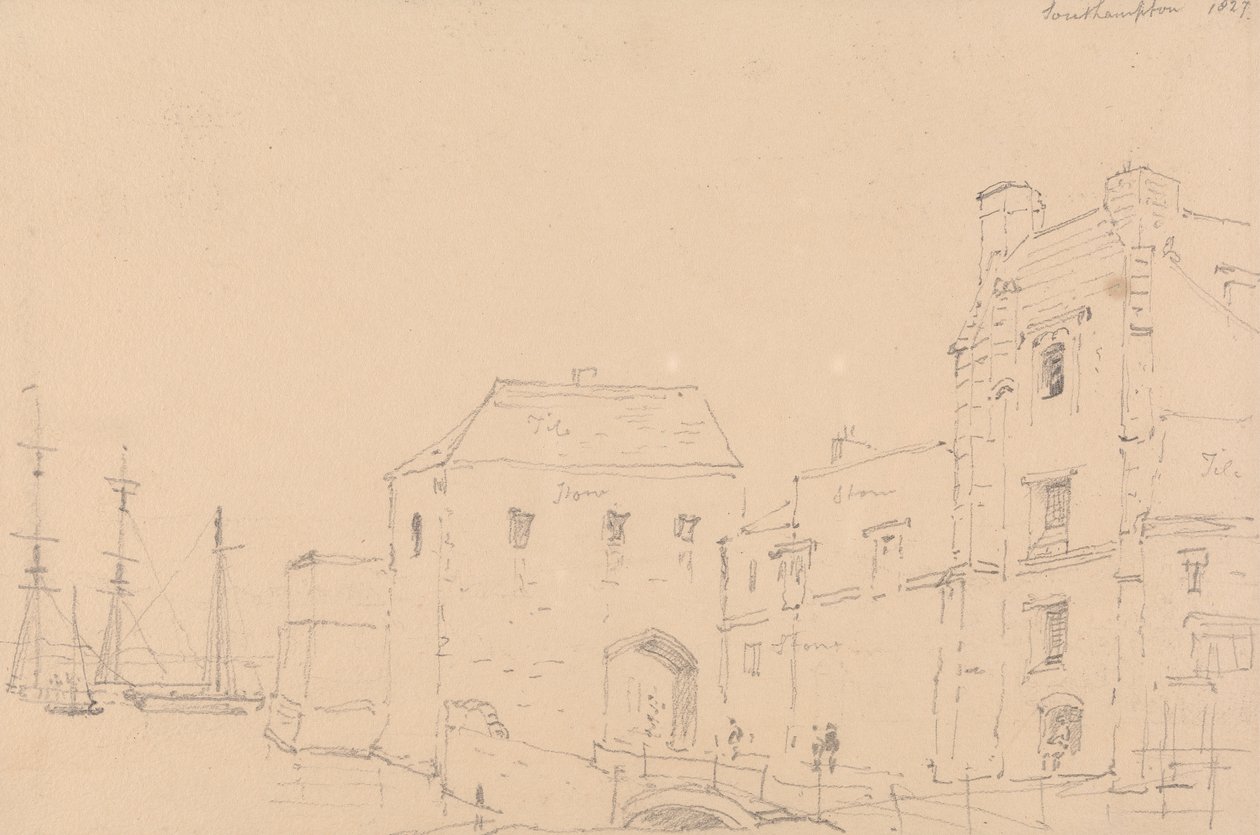 Southampton, Hampshire autorstwa Capt. Thomas Hastings