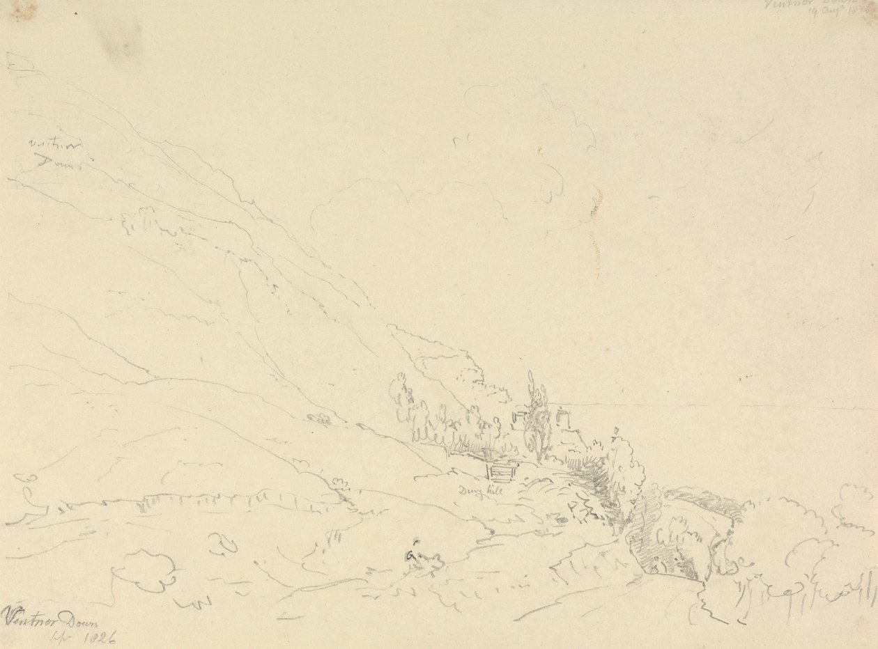 Ventnor dół, 19 sierpnia 1826 autorstwa Capt. Thomas Hastings