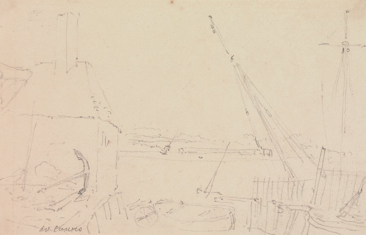 West Cowes, wyspa Wight autorstwa Capt. Thomas Hastings