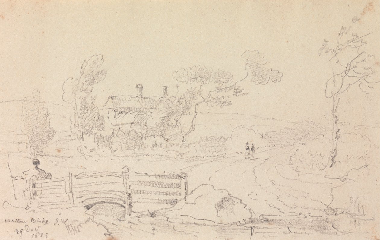 Most Wootton, 29 grudnia 1825 r autorstwa Capt. Thomas Hastings