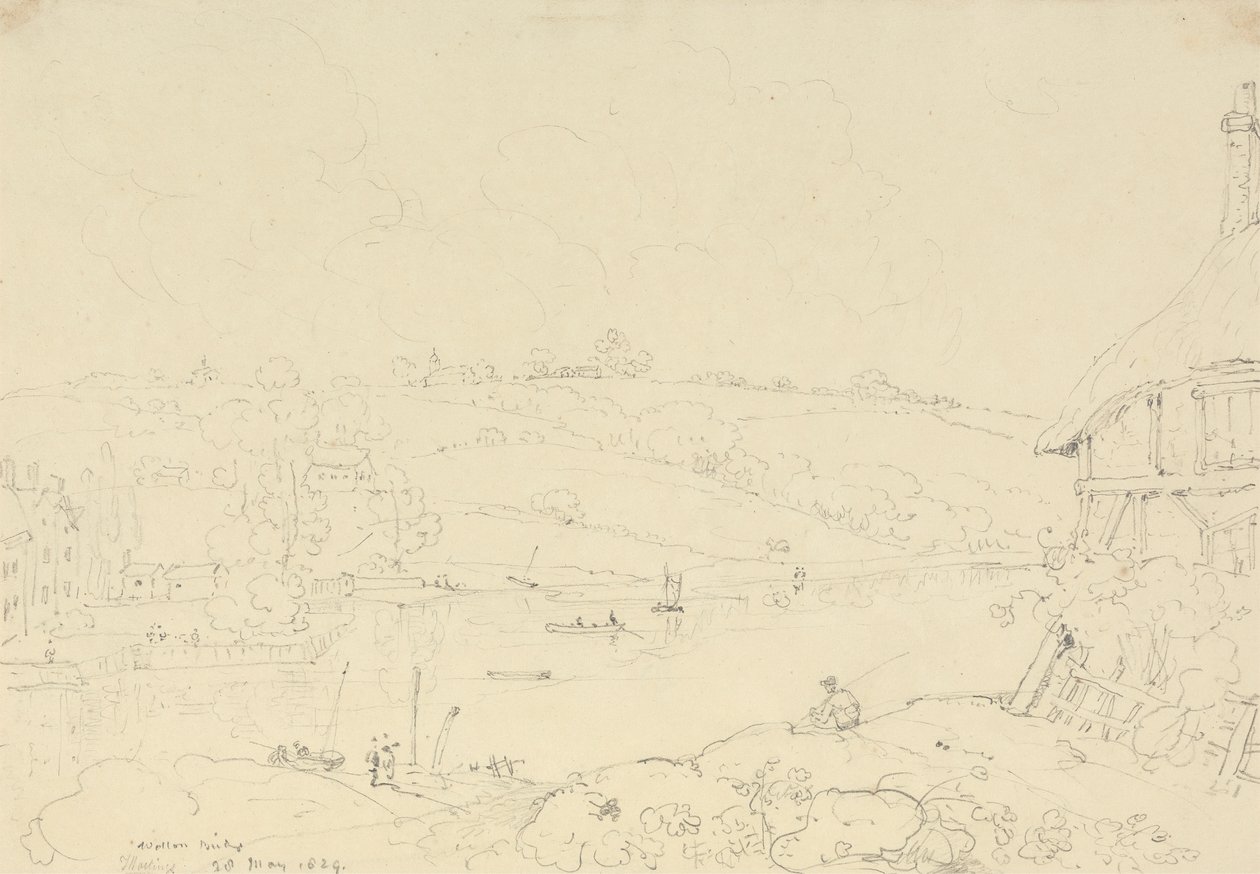 Most Wotton, 28 maja 1829 autorstwa Capt. Thomas Hastings