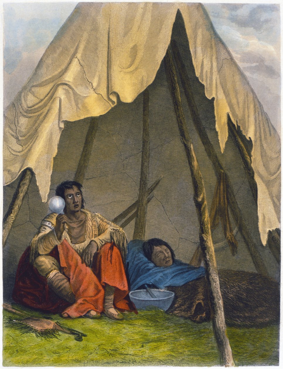 Medyk, 1853 autorstwa Captain Seth Eastman