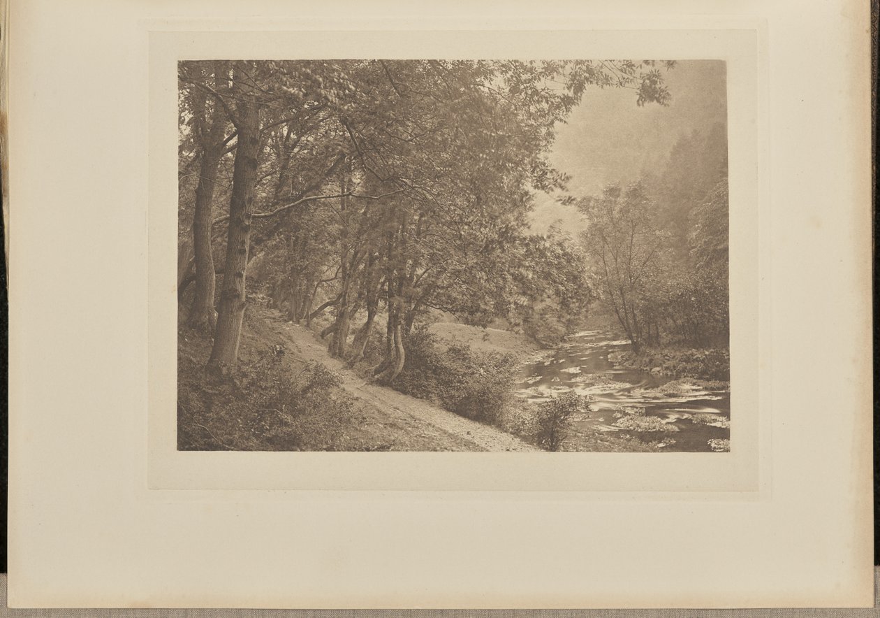 Ścieżka nad First Brae, Dove Dale autorstwa Captain George Bankart