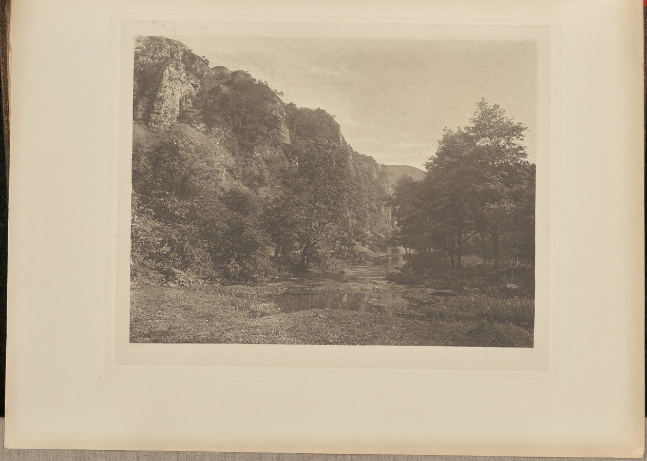 Tissington Spires, Dove Dale autorstwa Captain George Bankart