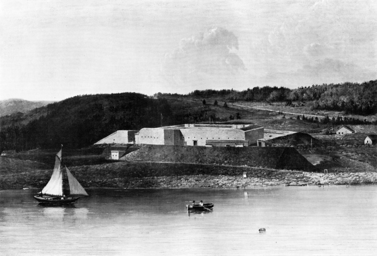 Fort Knox, Maine, 1870-1875. autorstwa Captain Seth Eastman