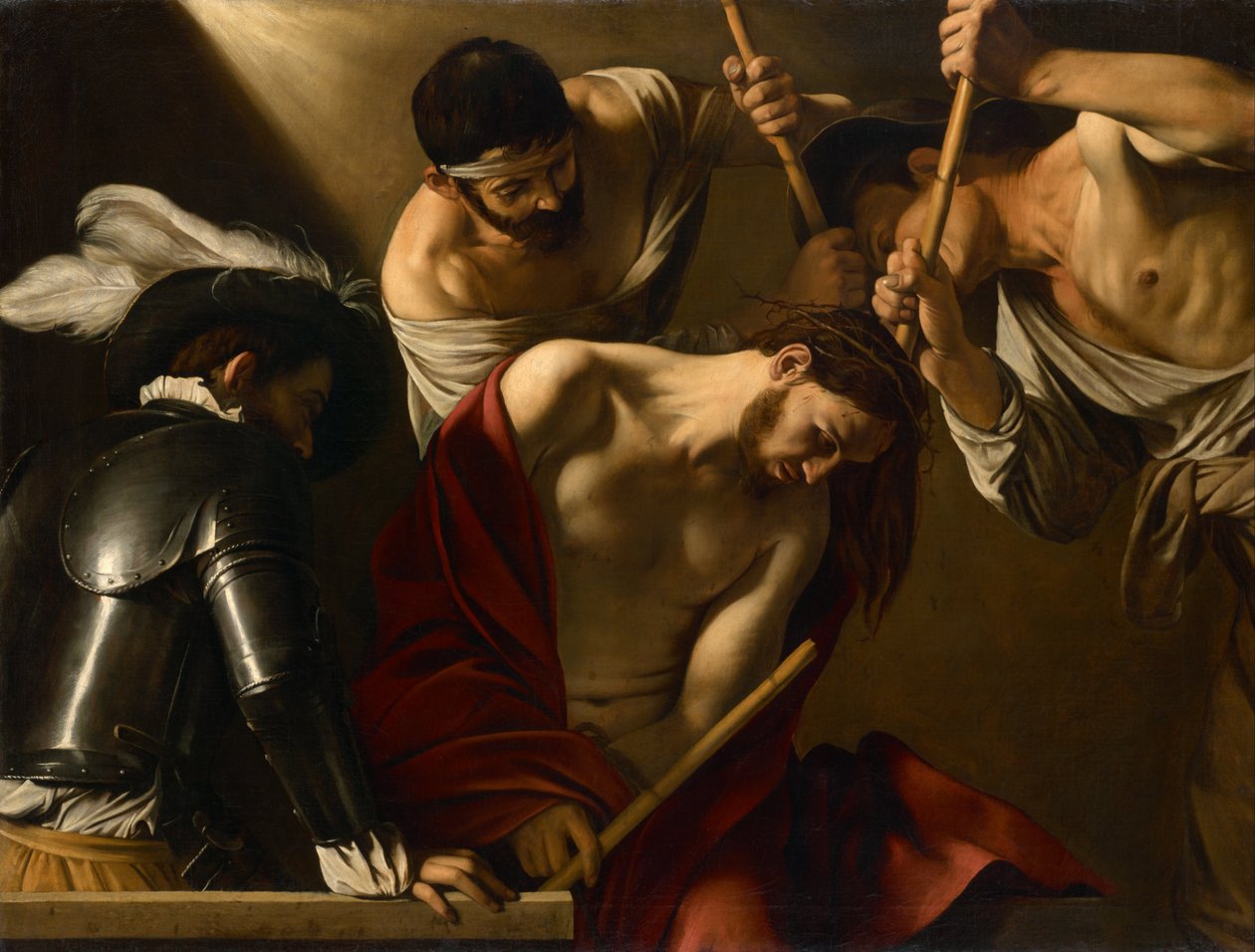Chrystus cierniem ukoronowany autorstwa Caravaggio